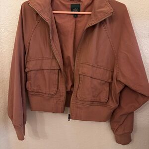 Women's Dusty Pink Bomber Jacket